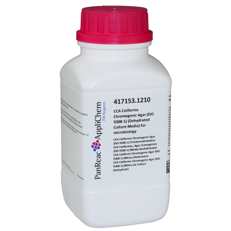 CCA Coliformes, Agar Cromognico (ISO 9308-1) (Medio Deshidratado) para microbiologa, 500 g, PANREAC APPLICHEM®