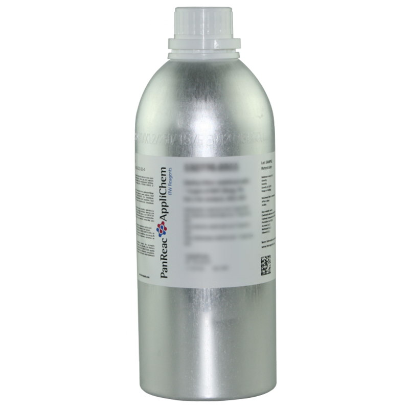 Eter Dietlico seco (mx. 0,0075% de agua) estabilizado con ~ 6ppm de BHT , ACS, ISO, 1000 mL (1,1'-OxibisEtano, Dietil Eter, Eter Etilico, Eter Sulfurico, Etoxi Etano, Oxido de Etilo), PANREAC APPLICHEM®