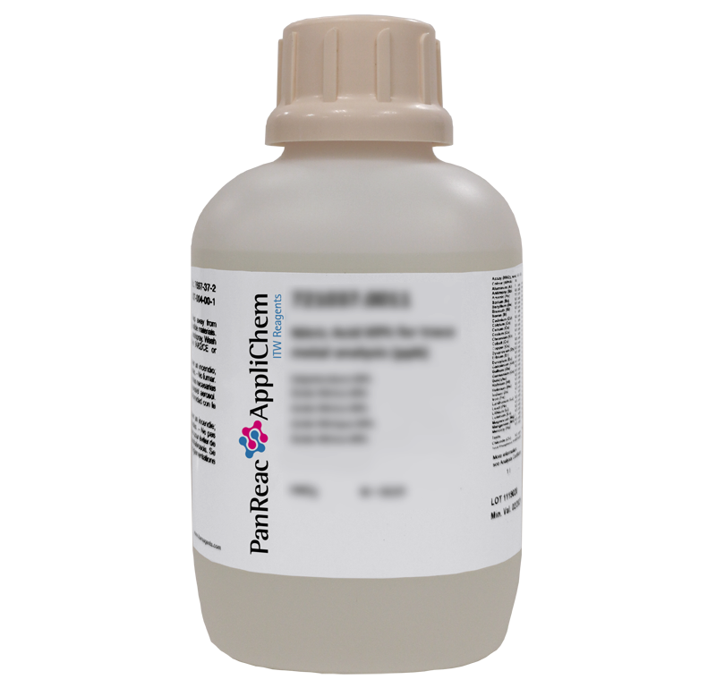 Acido Actico glacial para anlisis de trazas metlicas (ppb), 1000 mL, PANREAC APPLICHEM®