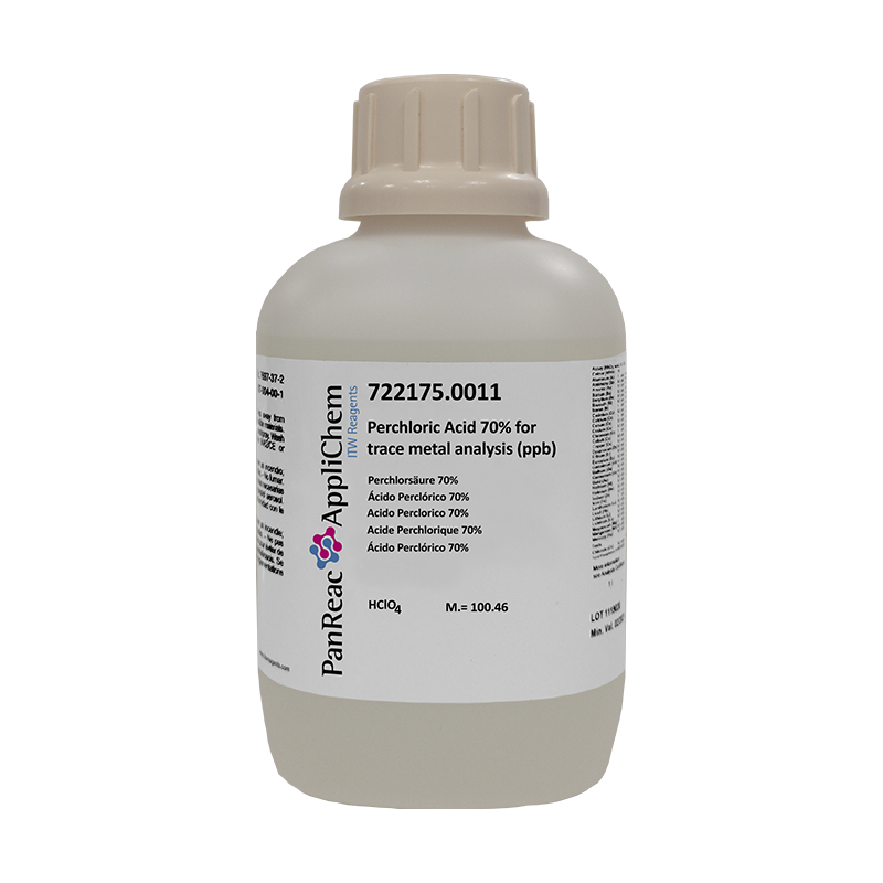 Acido Perclrico 70% para anlisis de trazas metlicas (ppb), 1000 mL, PANREAC APPLICHEM®