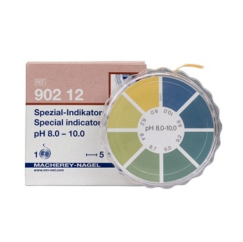 Papel indicador especial pH 8,0 - 10,0. Rollo 5m largo y 7mm ancho, MACHEREY-NAGEL®