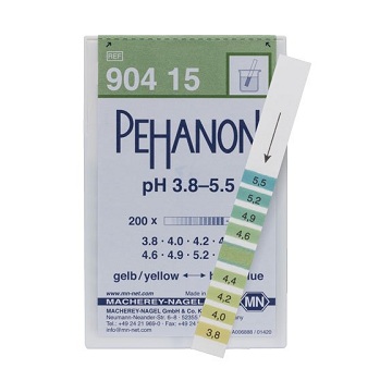 Tiras indicadoras de pH PEHANON™, papeles indicadores, MACHEREY-NAGEL®