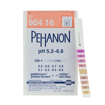 Tiras indicadoras de pH PEHANON™, papeles indicadores, MACHEREY-NAGEL®