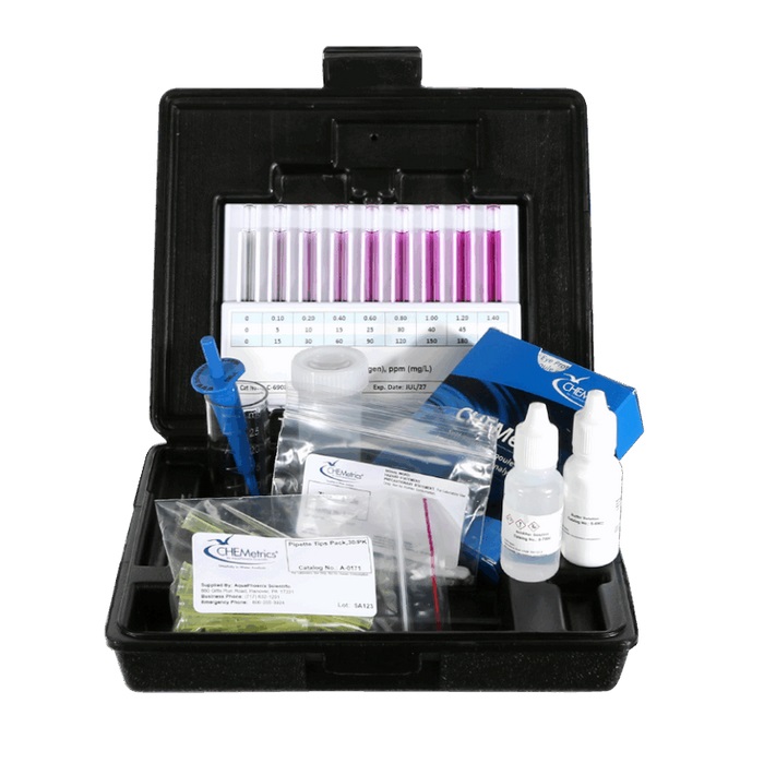 Nitrato HR, CHEMets Kit, Rango: 0 - 210 ppm N, CHEMETRICS&reg;