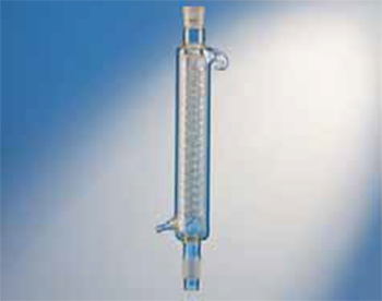 Refrigerante de doble superficie Dimroth, vidrio POBEL®