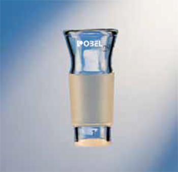 Filtro de Gooch, con placa porosa filtrante, esmerildado macho, vidrio POBEL®