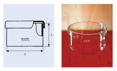 Frasco para muestras, vidrio SCHOTT DURAN