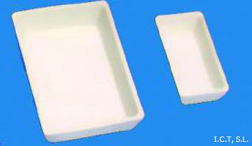 Bandeja de porcelana plana vitrificada, COMECTA®