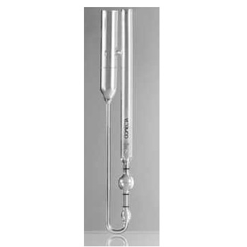 Viscosmetro de vidrio, tubo en U flujo reverso, BS/IP/RF, serie 8, COMECTA®