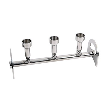 Rampa de filtracin Biovac 320, tres plazas, acero inox, J.P. SELECTA