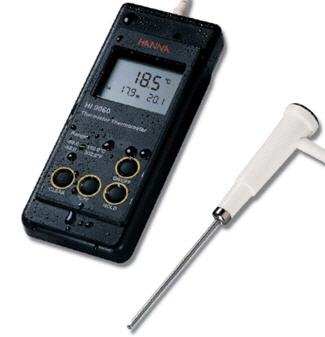 Termmetro con sonda termistor HI 9060, HANNA