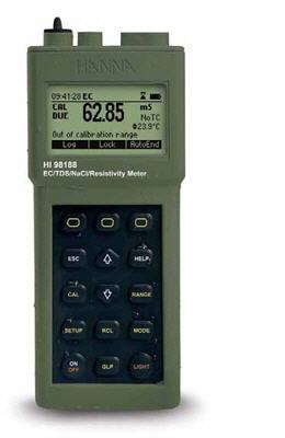 Conductmetro porttil HI 98188 + R/TDS/NaCl/C