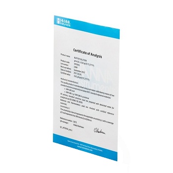 Certificado de Calibracin trazable a NIST para refractmetros en 2 puntos, HANNA INSTRUMENTS®