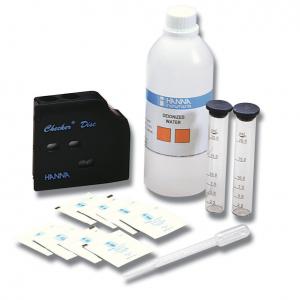 Test Kit Cloro Libre y Total (0,00 a 0,70; 0,0 a 3,5; 0,0 a 10,0 mg/L) 200 test, HANNA INSTRUMENTS®
