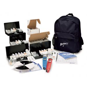 Mochila educacin para anlisis de aguas (Acidez/Alcalinidad/CO2/OD/Dureza/Nitratos/Fosfatos/pH/Conductividad (CE)/TDS/T), HANNA INSTRUMENTS®