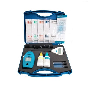 Malet�n Cloro Libre, pH, CE, TDS y T� HI701 + HI98130 + HI98501, HANNA INSTRUMENTS�