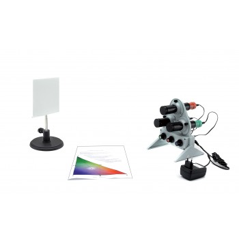 Aparato para verificar la s�ntesis aditiva de los colores, LABOESCUELA&reg;