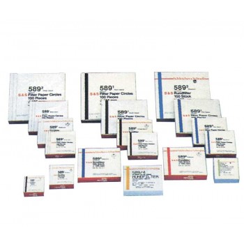 Papel de filtro extra r�pido en discos planos d=80 mm paquete de 100 discos., LABOESCUELA&reg;