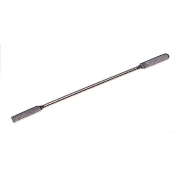 Esp�tulas dobles flexibles en acero inox, de 6x120 mm, LABOESCUELA&reg;