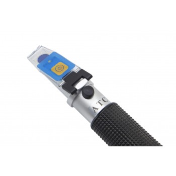 Refract�metro port�til, 0-80% Brix, doble escala, con LEDs, LABOESCUELA&reg;