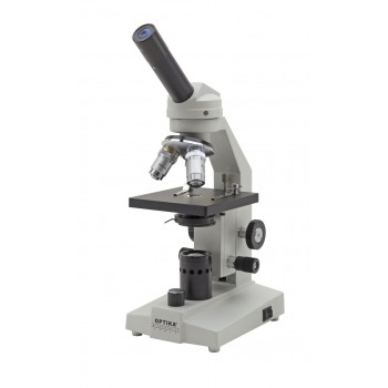 M-100 Microscopio monocular de campo claro, 400x,  bater�as recargables (no incluido), LABOESCUELA&reg;