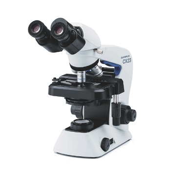 Microscopio biolgico binocular CX23 LED RFS1, c/ aumentos 40x, 100x, 400x, 1000X, p/ educacin y enseanza, OLYMPUS®