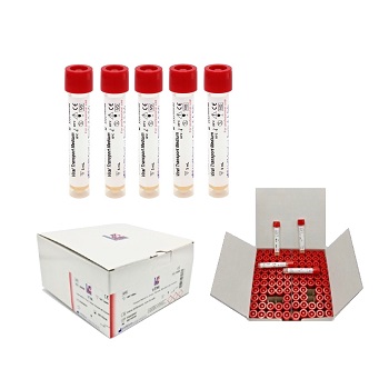Tubos de ensayo p/ centrfugas c/ 3 mL medio de transporte p/ virus VTM, incluyendo SARS-CoV-2 (COVID-19), Clamidia, micoplasma y ureaplasma, 16x100 mm, c/ tapn roscado PP color rojo, fondo cnico c/ faldn vlido centrfugacin, caducidad 12 meses, estriles, plstico, 100 Unid, LIOFILCHEM®
