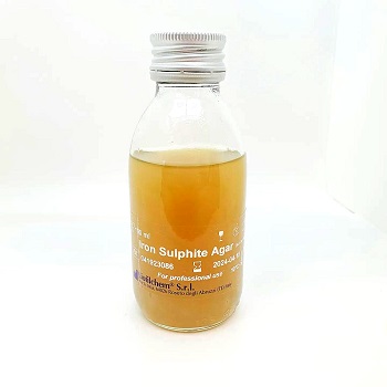 Agar de sulfito de hierro, 100 ml, medio de cultivo listo para usar en botella, medio para la determinaci�n de anaerobios term�filos, 6 Unid, LIOFILCHEM&reg;