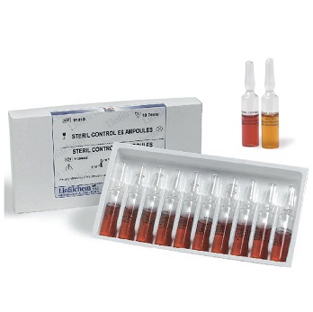 Indicadores biolgicos, ampollas c/ esporas G. stearothermophilus (GST) p/ control de esterilizacin por vapor, LIOFILCHEM®