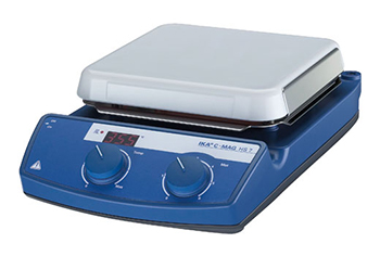 Agitador magntico digital C-MAG HS 7 c/ calefaccin, superficie vitrocermica, temperatura mxima=+500 °C, IKA