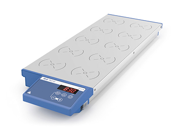 Agitador magntico digital mltiple RO 10 sin calefaccin, superficie acero inox, IKA