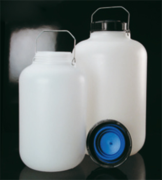 Bidn cilndrico, boca ancha, HDPE, de almacenamiento, plstico, DELTALAB