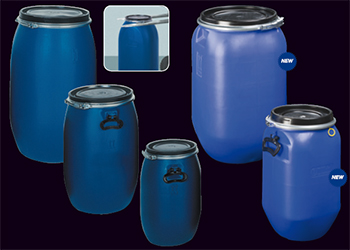 Bidn rectangular industrial, color azul, apto uso alimentario, transporte martimo, terrestre y ferroviario, s/ Normativa ONU ADR transporte de materiales peligrosos, incinerable, plstico HDPE, DELTALAB