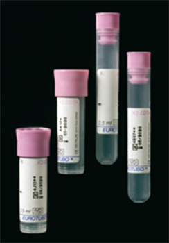 Tubo p/ muestras de sangre c/ EDTA dipotsico, DELTALAB
