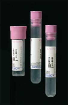 Tubo p/ muestras de sangre c/ EDTA tripotsico, DELTALAB