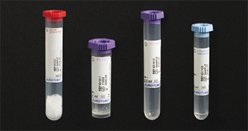 Tubo para extraccin de sangre con tapn de goma pre-perforado y perforable, DELTALAB