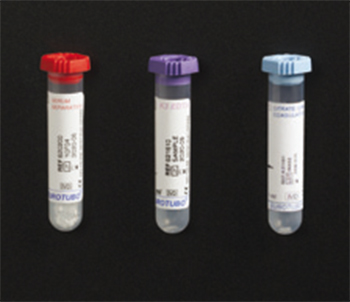 Tubo para extraccin de sangre con tapn de goma pre-perforado y perforable, especiales para pediatra, DELTALAB