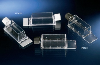 Matraz sobre porta-objeto Flaskette™, Capacidad=2.5-5 mL, vidrio, 16 Unid, NUNC®