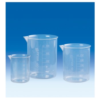Vaso de precipitados, forma baja, Griffin, PMP, escala en relieve, VITLAB�