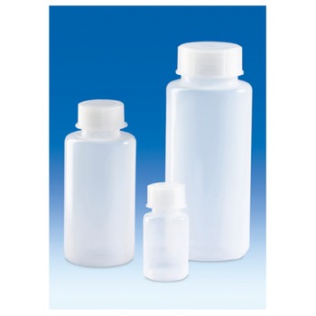 Frasco cil�ndrico, boca ancha, LDPE, VITLAB�
