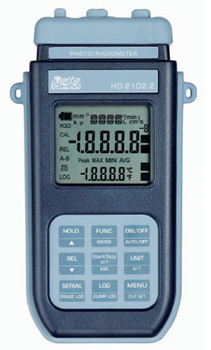 Luxmetro porttil HD2102.2, con 1 entrada, DELTA OHM®