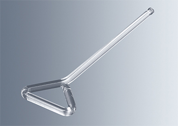 Esptula Drigalski, vidrio borosilicato, MARIENFELD SUPERIOR®