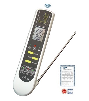 Termmetro con sonda termopar e infrarrojos (medicin doble) DualTEMP Pro, DOSTMANN ELECTRONIC®