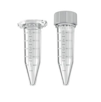 Tubos c/ tapa adjunta, incoloro, 5,0 mL, 200 unidades, Eppendorf®