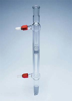 Refrigerante Liebig, Quickfit™, c/ unin y cono esmerilado, vidrio borosilicato, PYREX®, cumple DIN 12576