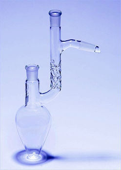 Matraz forma pera, Claisen-Vigreux, esmerialdo, vidrio borosilicato, PYREX®