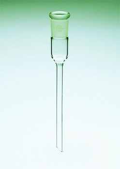 Adaptador de entrega inclinado, Quickfit ™, vidrio borosilicato, PYREX®