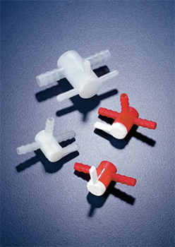 Llave de paso, PE y PVDF, AZLON®