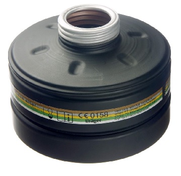 Filtro A2B2E2K2 P3 R D/NBC con conexin Rd40, DRAGER