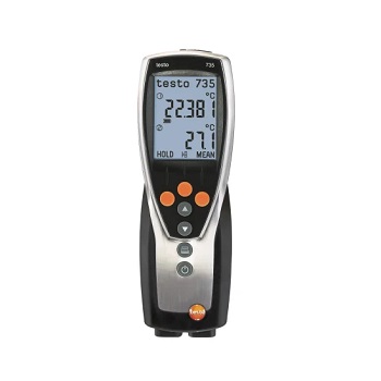 Term�metro profesional Testo 735-1, c/ 3 canales de medici�n, TESTO&reg;
